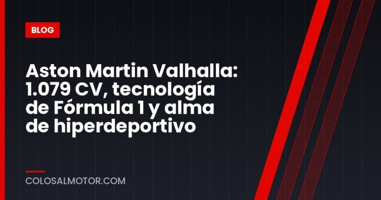 Aston Martin Valhalla: 1.079 CV, tecnología de Fórmula 1 y alma de hiperdeportivo