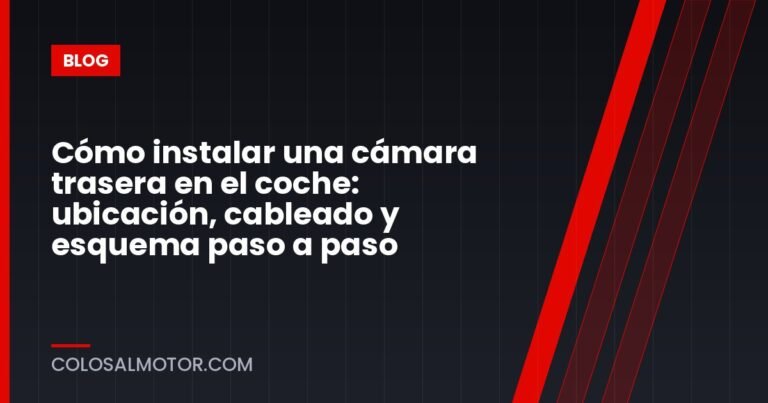 Cómo instalar una cámara trasera en el coche: ubicación, cableado y esquema paso a paso