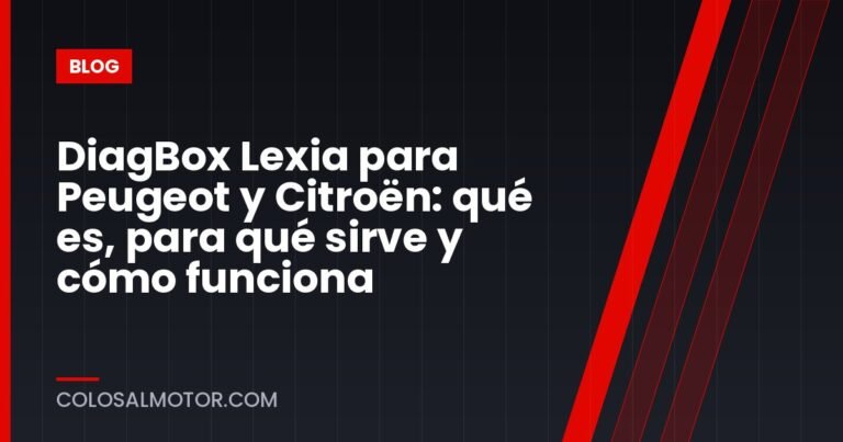 DiagBox Lexia para Peugeot y Citroën: qué es, para qué sirve y cómo funciona