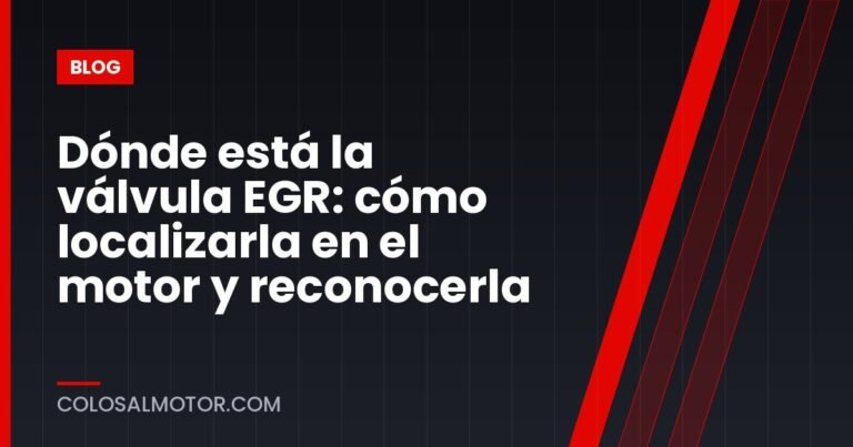 Dónde está la válvula EGR: cómo localizarla en el motor y reconocerla