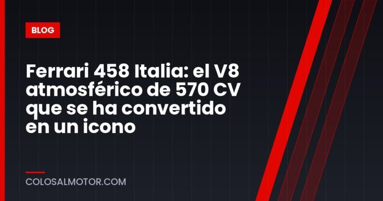 Ferrari 458 Italia: el V8 atmosférico de 570 CV que se ha convertido en un icono