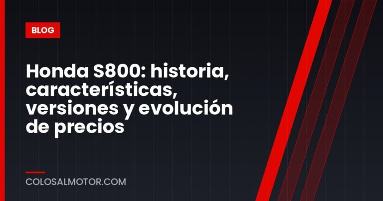 Honda S800: historia, características, versiones y evolución de precios