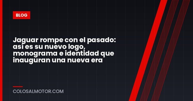 Jaguar rompe con el pasado: así es su nuevo logo, monograma e identidad que inauguran una nueva era