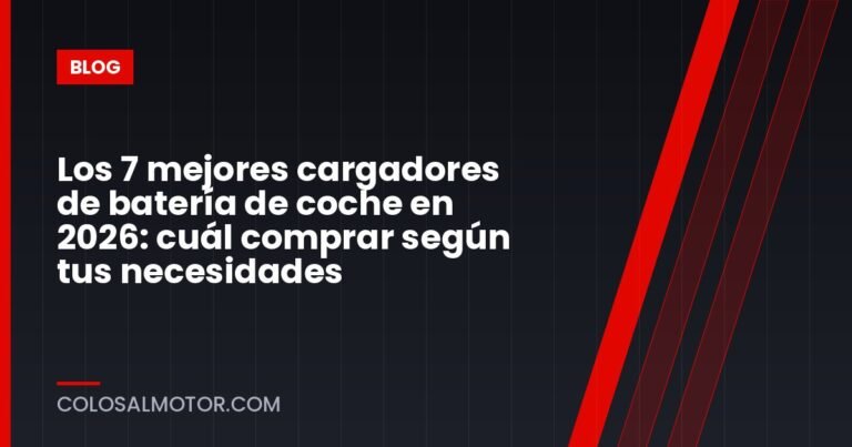 Los 7 mejores cargadores de batería de coche en 2026: cuál comprar según tus necesidades