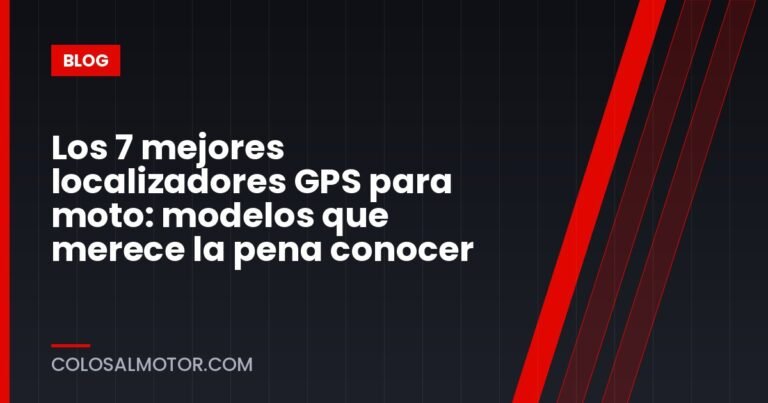 Los 7 mejores localizadores GPS para moto: modelos que merece la pena conocer