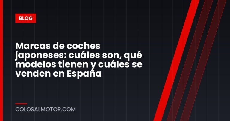 Marcas de coches japoneses: cuáles son, qué modelos tienen y cuáles se venden en España