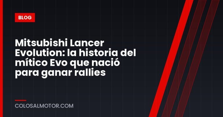 Mitsubishi Lancer Evolution: la historia del mítico Evo que nació para ganar rallies