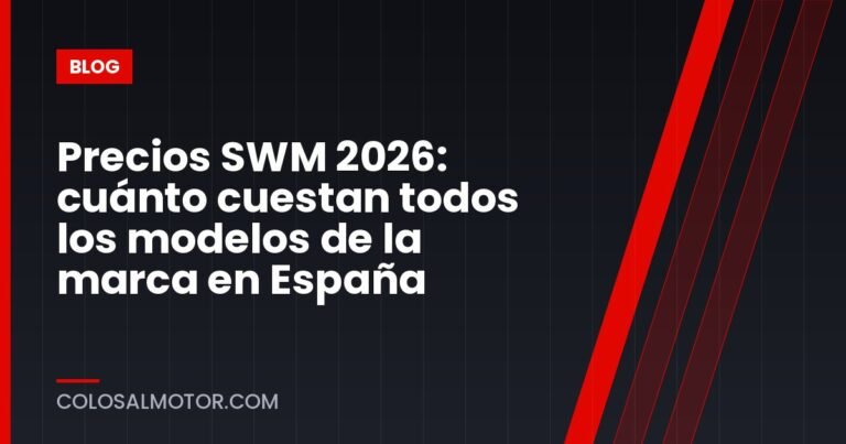 Precios SWM 2026: cuánto cuestan todos los modelos de la marca en España