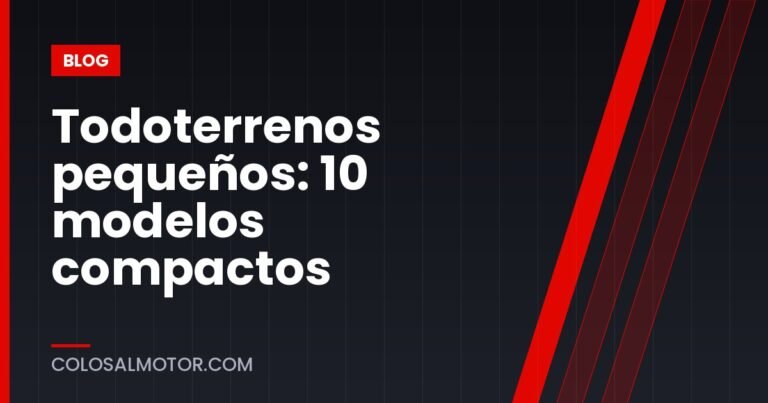 Todoterrenos pequeños: 10 modelos compactos